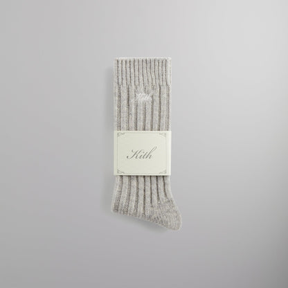 Men Kith Kith Wool Socks - Light Heather Grey