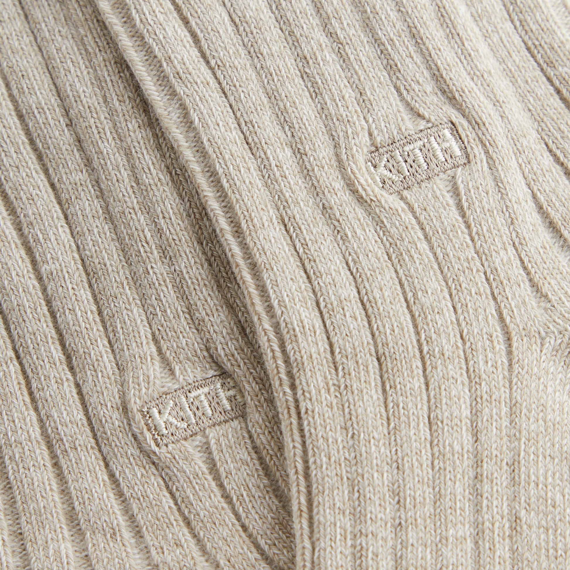 Men Kith Kith Three Pack Mixed Cotton Socks - Carabiner Heather