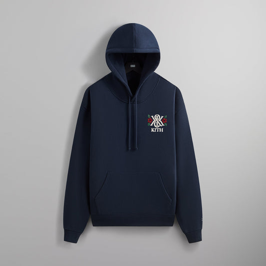 Men Kith Kith K&K Beaded Nelson Hoodie - Nocturnal