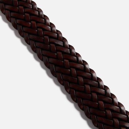 Men Kith Anderson's Woven Leather Belt - Cogna