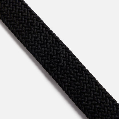 Men Kith Anderson's Classic Stretch Woven Belt - Black