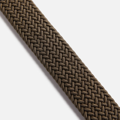 Men Kith Anderson's Classic Stretch Woven Belt - Khaki