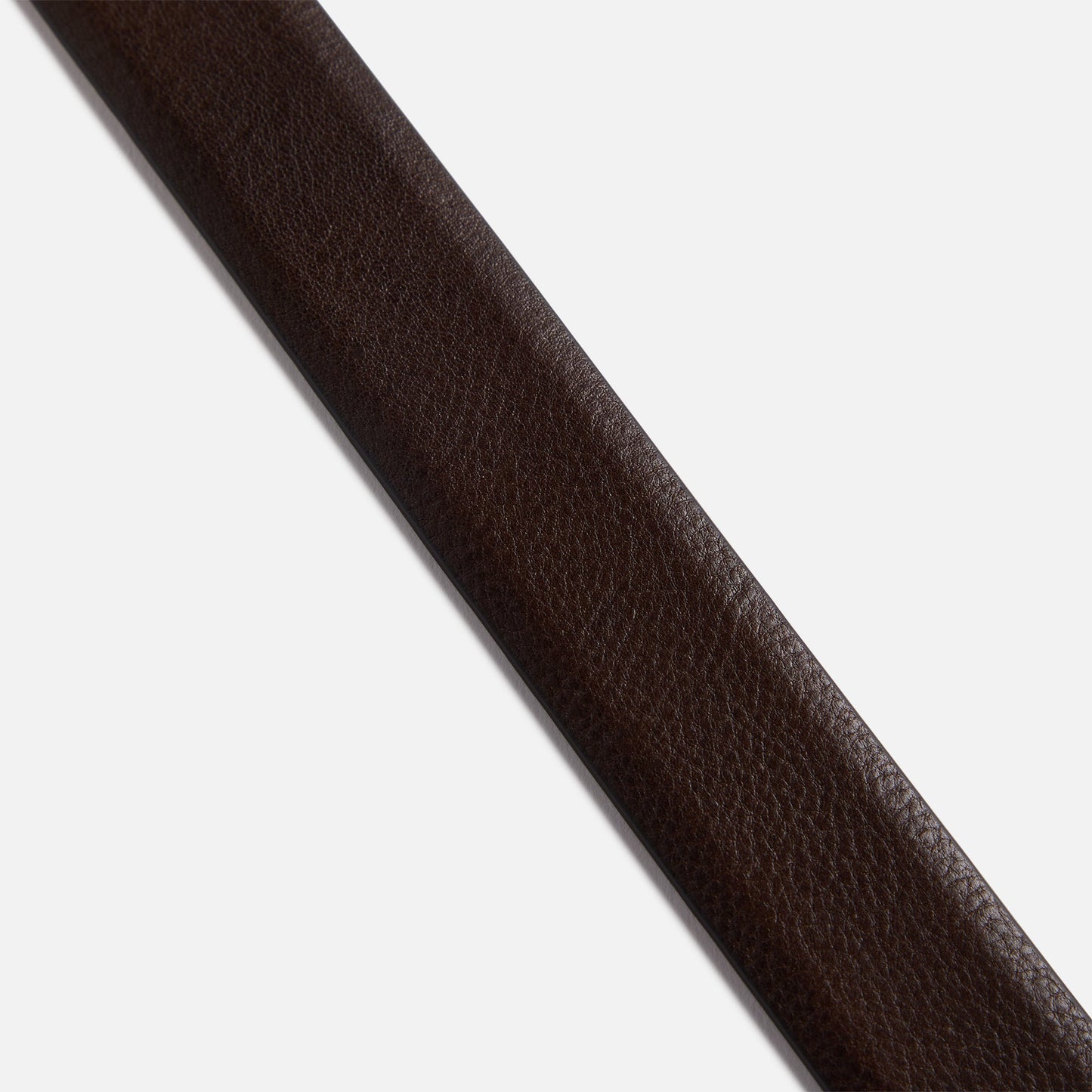 Men Kith Anderson's Tanned Leather Belt With Metal Tip And Keeper - Brown