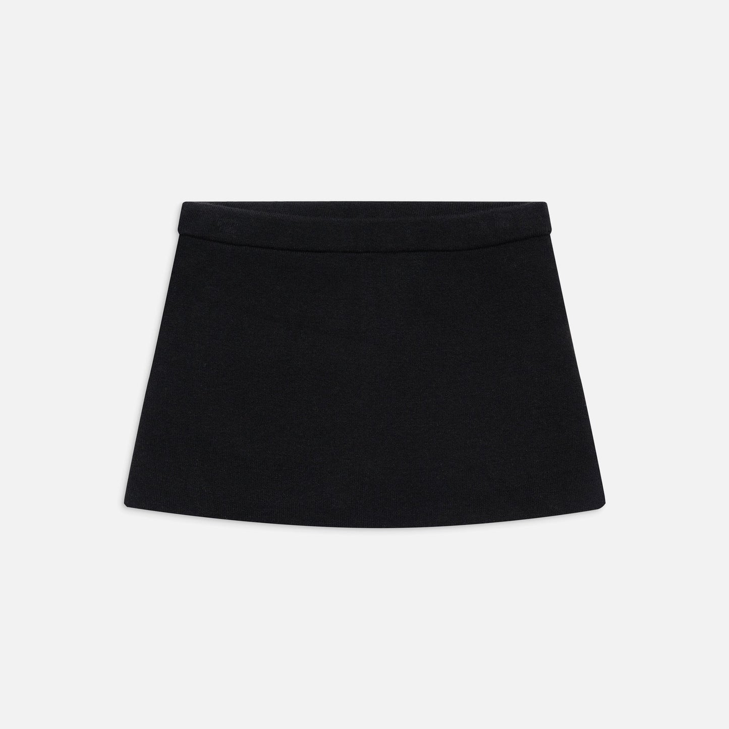Women Kith Frankies Bikinis Marialla Cloud Knit Skort - Black
