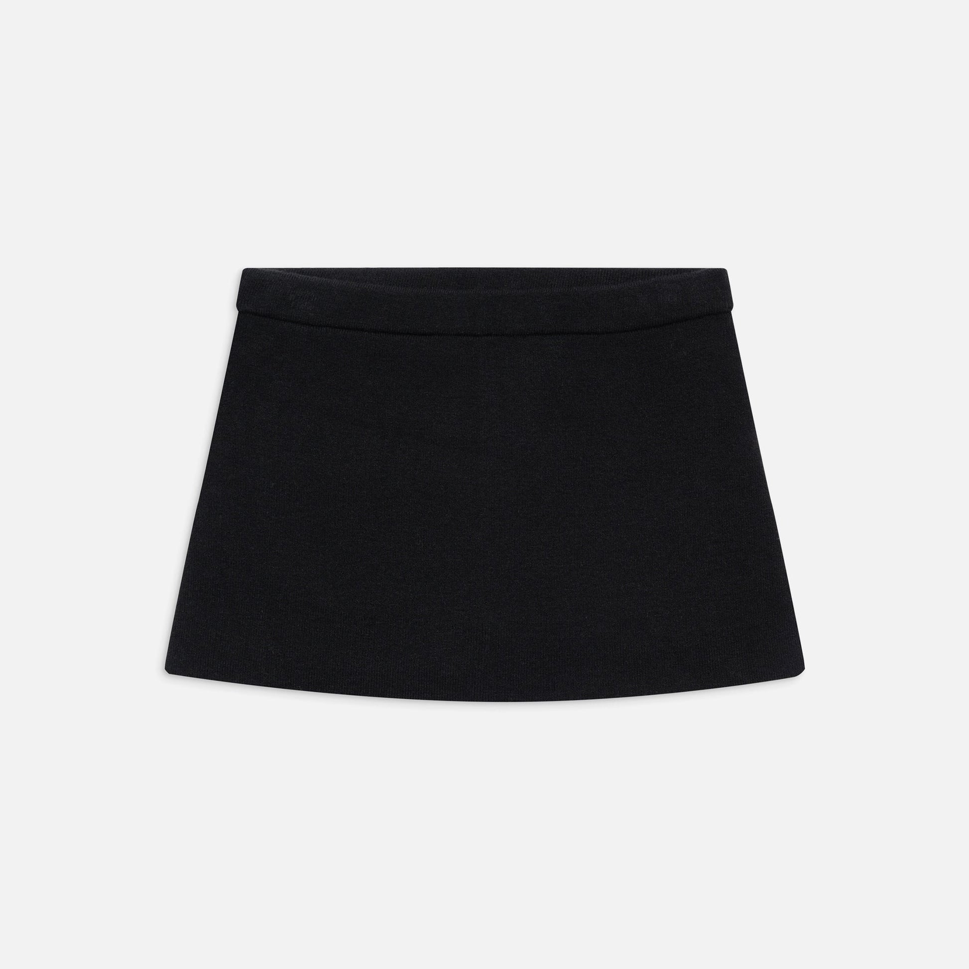 Women Kith Frankies Bikinis Marialla Cloud Knit Skort - Black