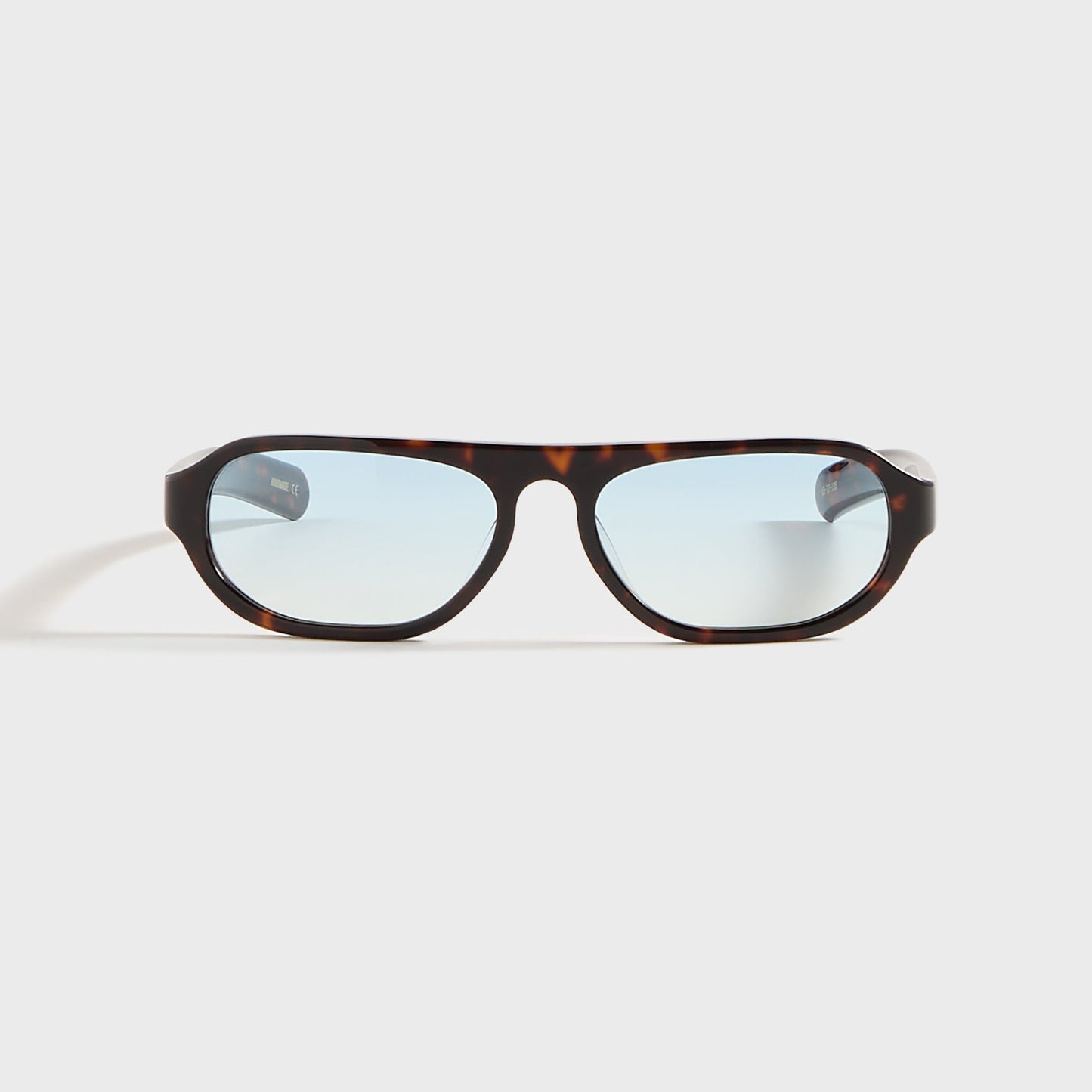 Men Kith Flatlist Penn - Dark Tortoise / Blue Gradient Lens