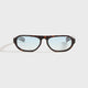 Dark Tortoise / Blue Gradient Lens