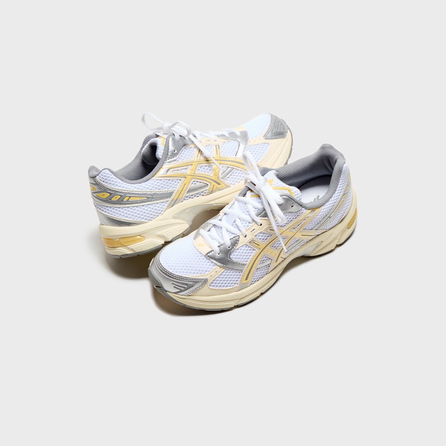 Men Kith ASICS Gel-1130 - White / Faded Yellow