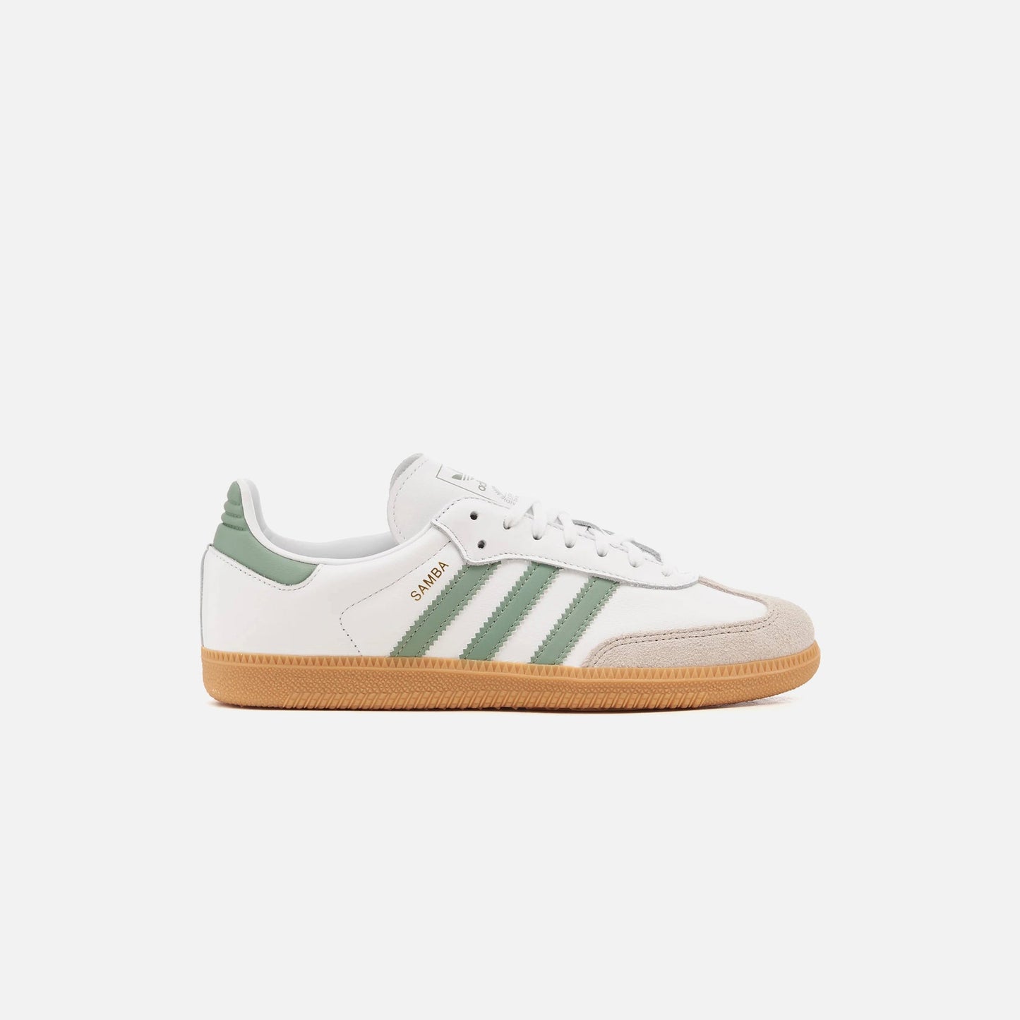 Kids Kith adidas Kids Samba OG - Cloud White / Silver Green / Gum