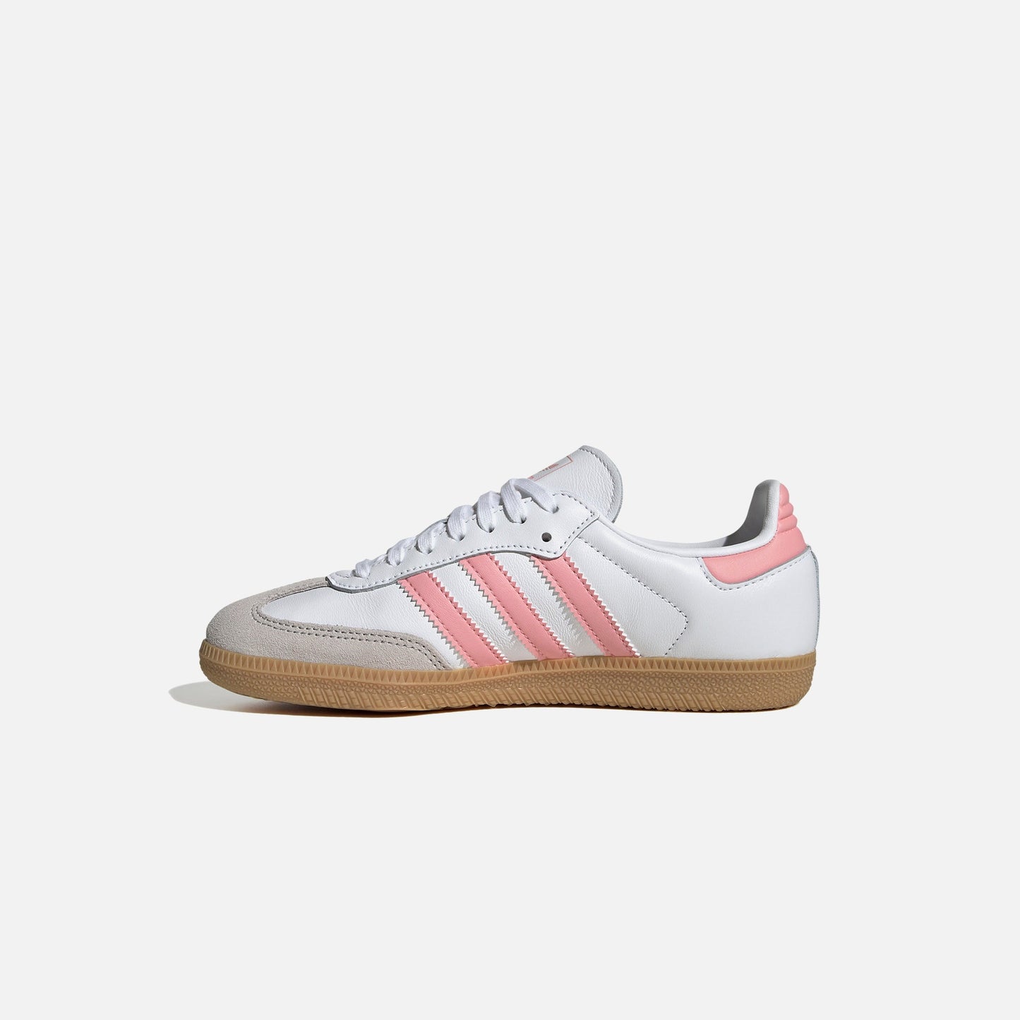 Kids Kith adidas Junior Samba OG - White / Semi Pink Spark / Gum