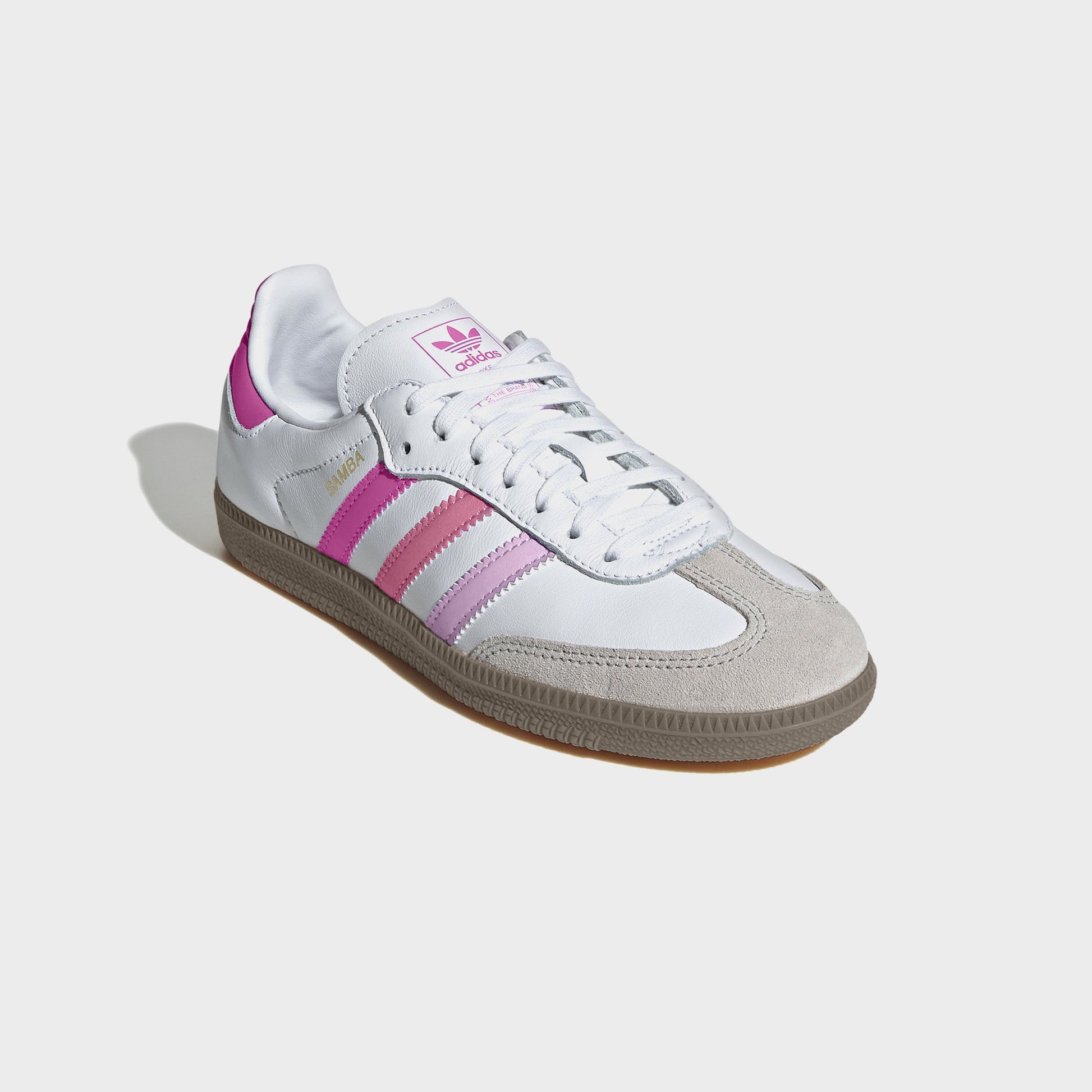 Kids Kith adidas Kids Samba OG - White / Orchid Fusion / Rose Tone