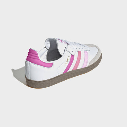 Kids Kith adidas Kids Samba OG - White / Orchid Fusion / Rose Tone