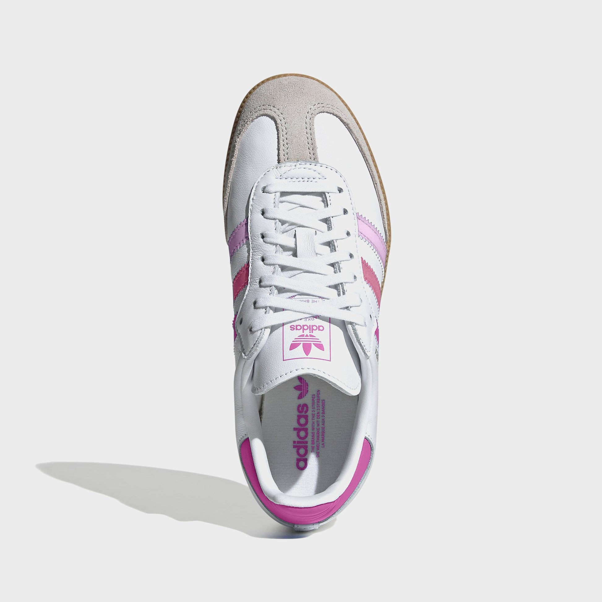 Kids Kith adidas Kids Samba OG - White / Orchid Fusion / Rose Tone