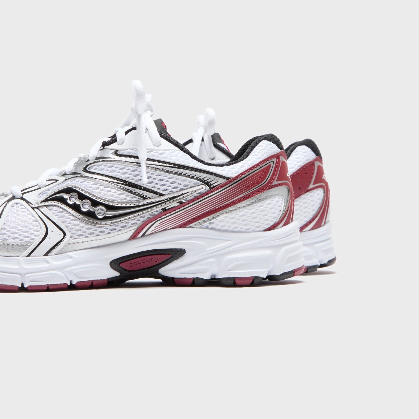Men Kith Saucony Ride Millennium - White / Red