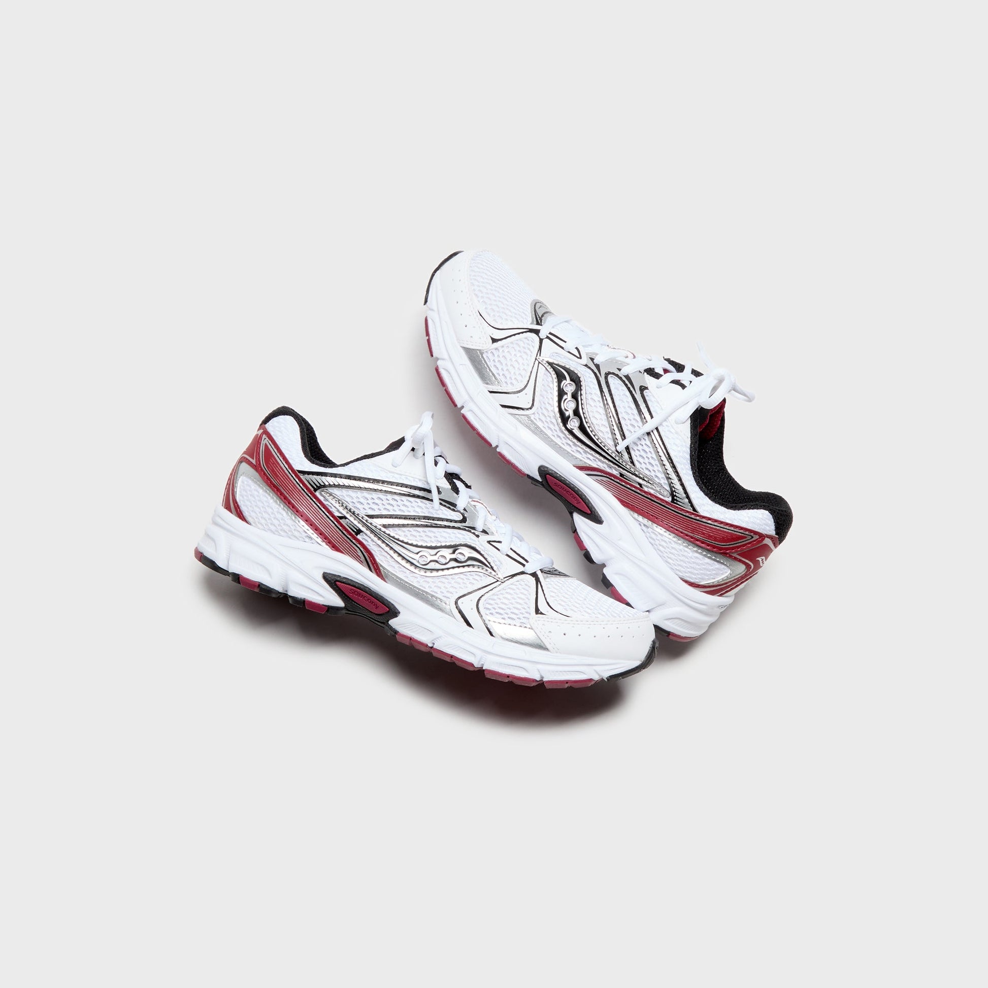 Men Kith Saucony Ride Millennium - White / Red