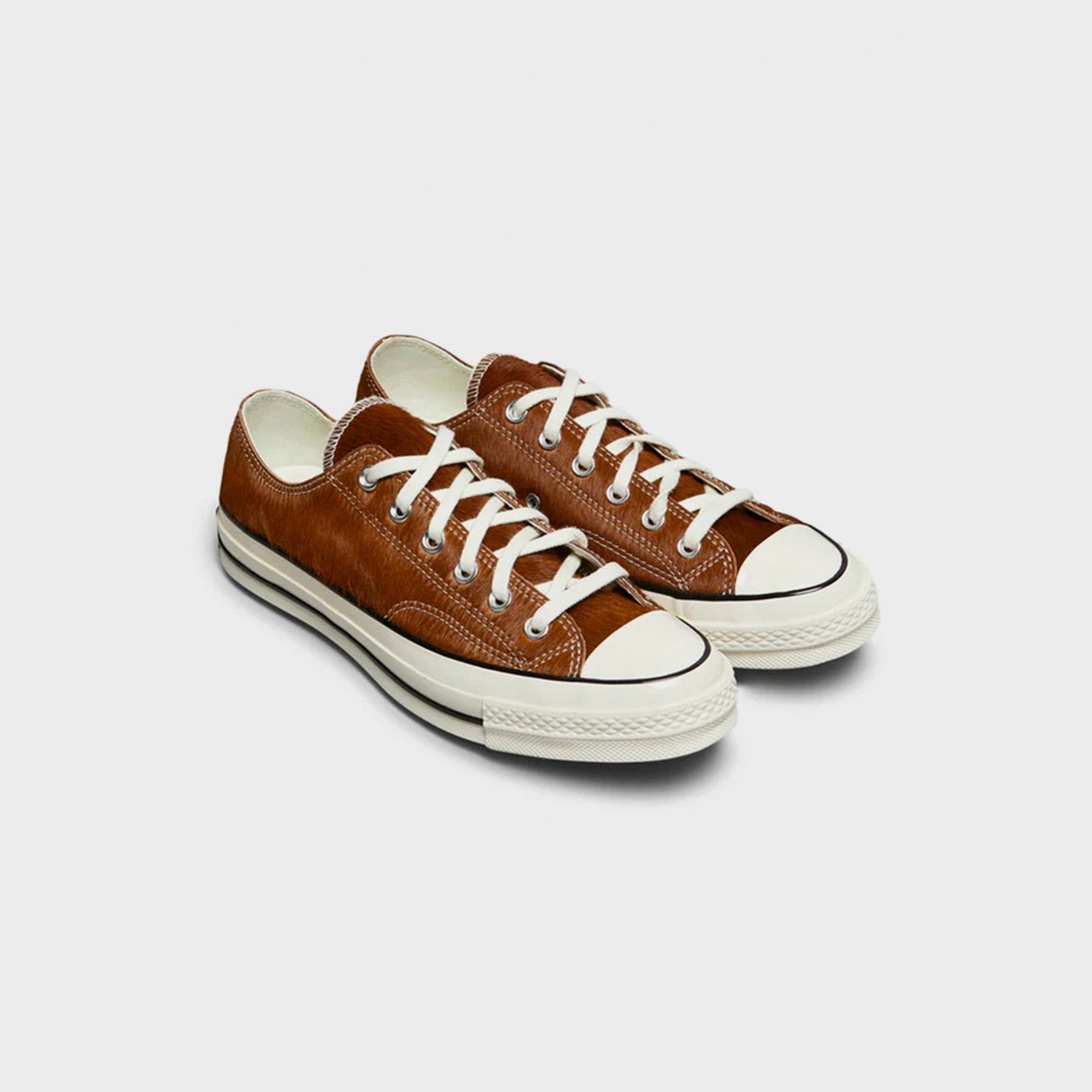 Women Kith Converse Chuck 70 – Pony Hair Brown / Egret
