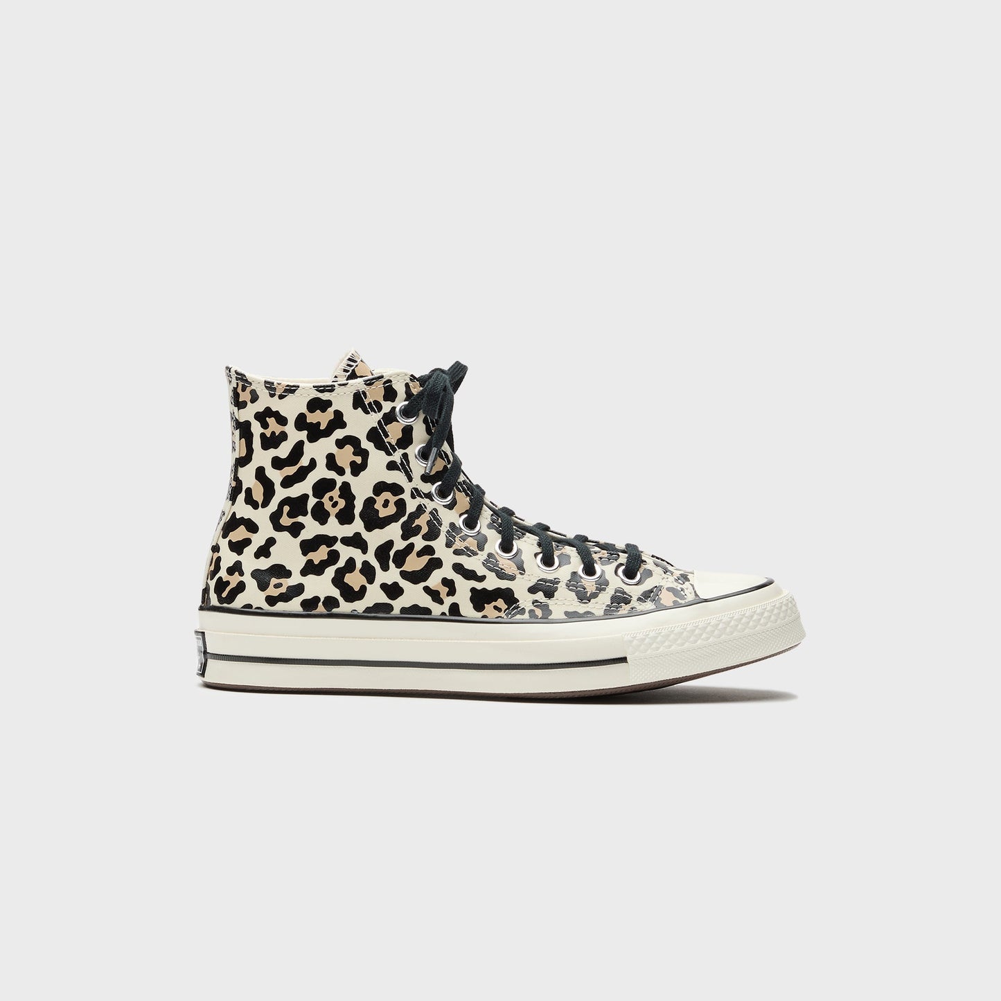 Men|Women Kith Converse Chuck 70s Glow-In-The-Dark Leopard Print - Egret / Light Fawn