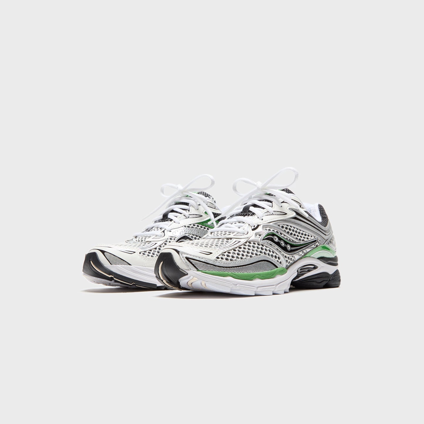 Men Kith Saucony Progrid Omni 9 - Silver / Green