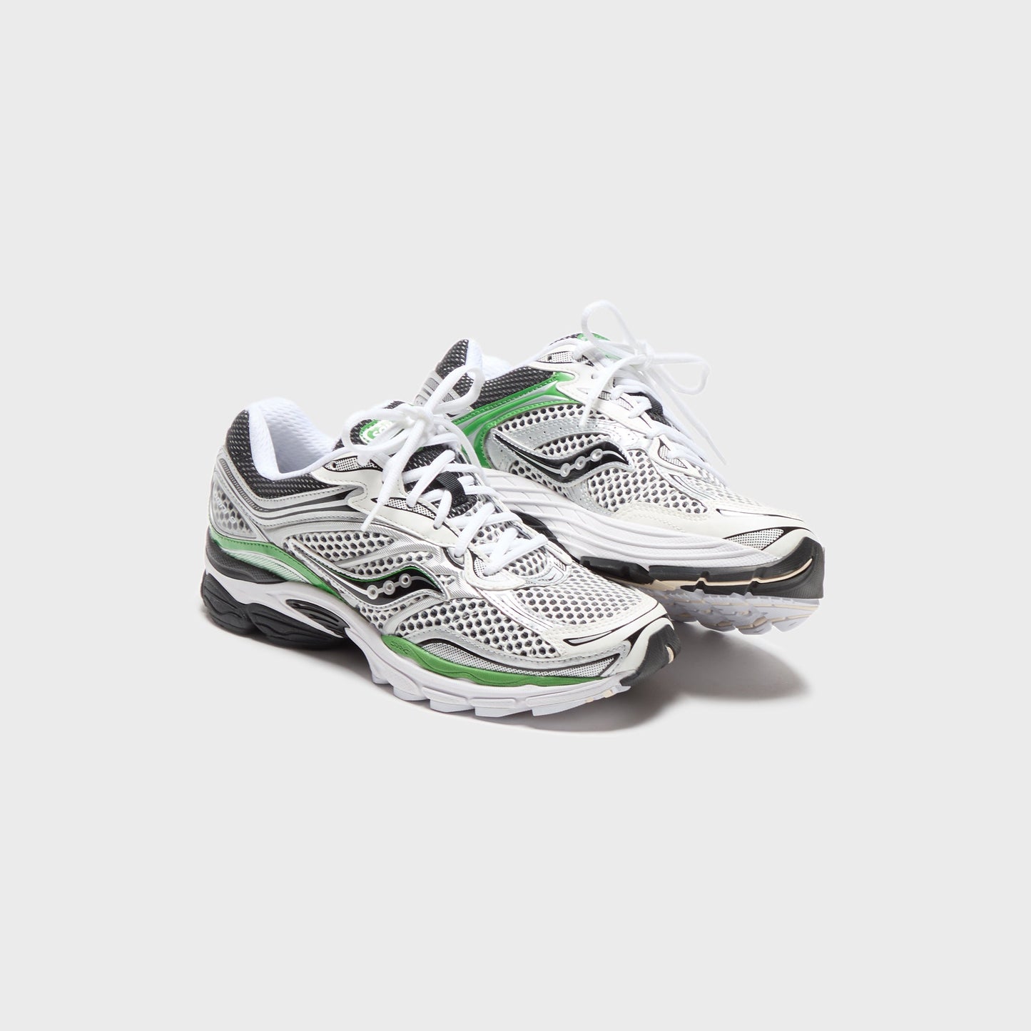 Men Kith Saucony Progrid Omni 9 - Silver / Green