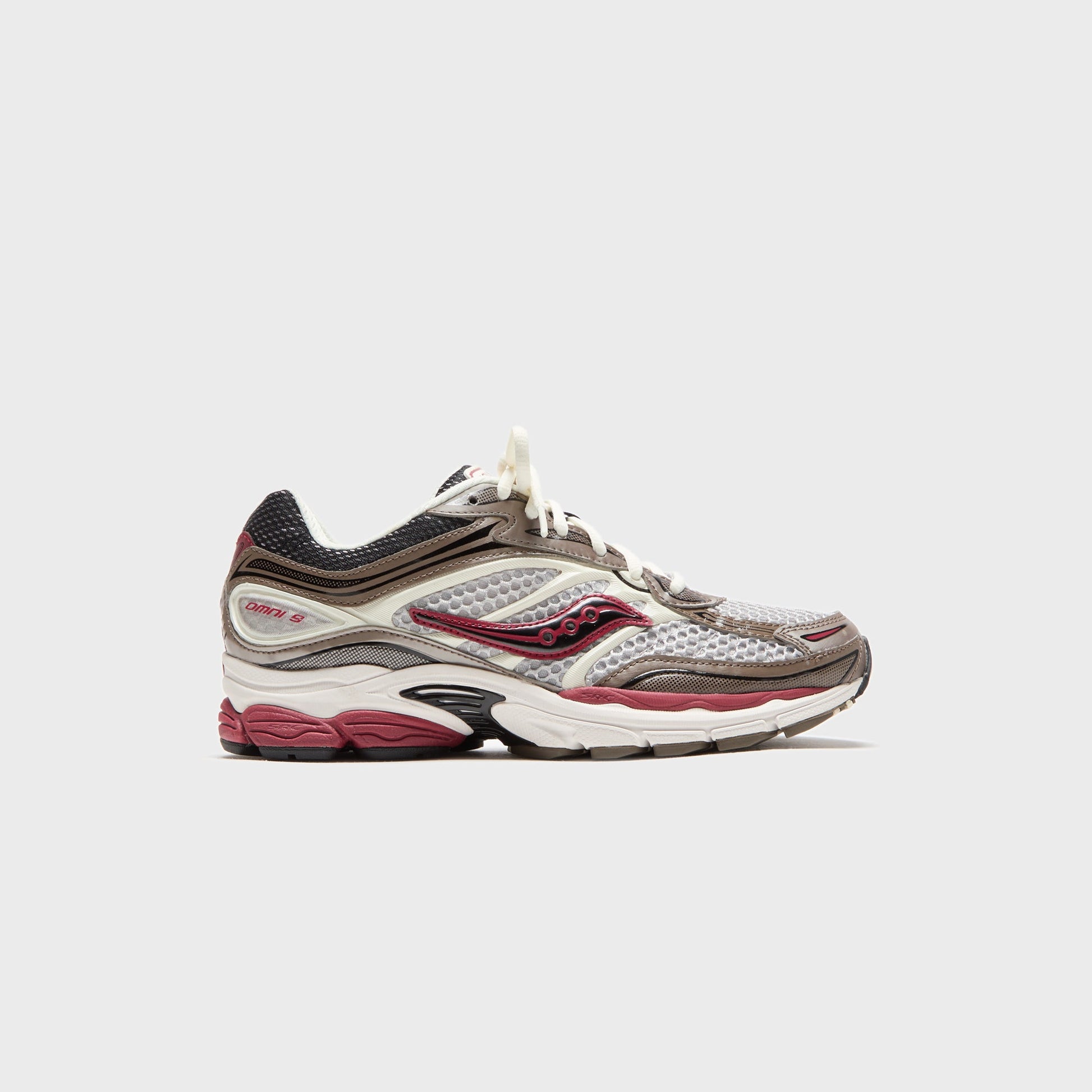Men Kith Saucony Progrid Omni 9 - Brown / Red