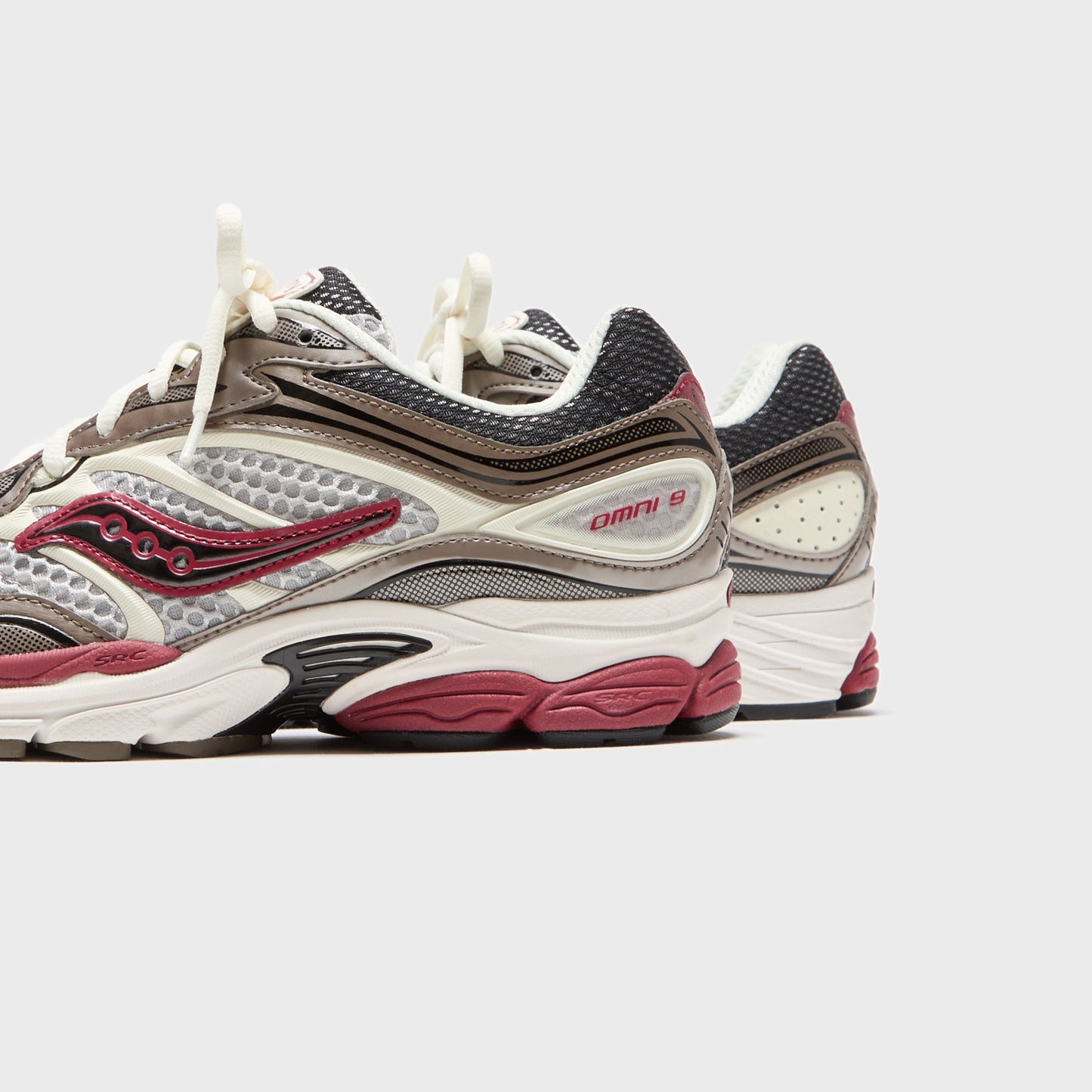Men Kith Saucony Progrid Omni 9 - Brown / Red