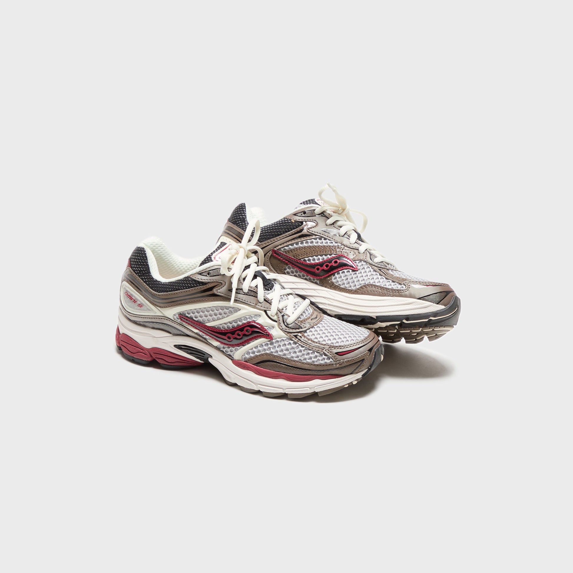 Men Kith Saucony Progrid Omni 9 - Brown / Red