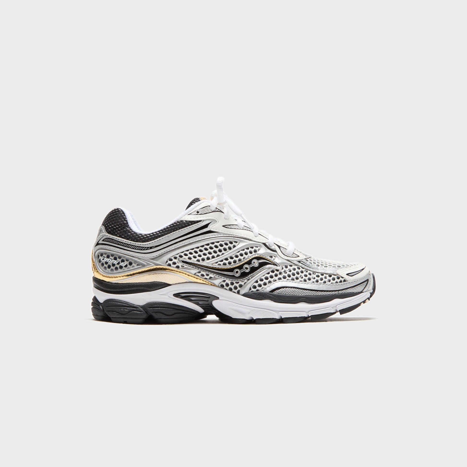 Men Kith Saucony Progrid Omni 9 - Silver / Gold