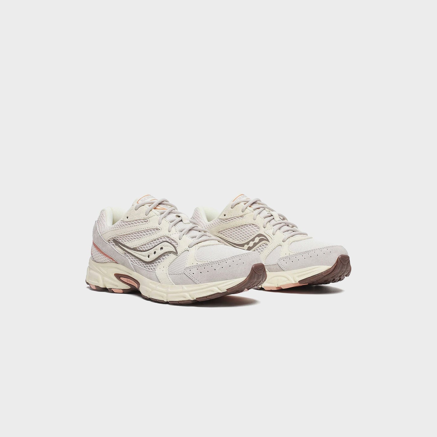 Men Kith Saucony Ride Millennium - Dove / Sand