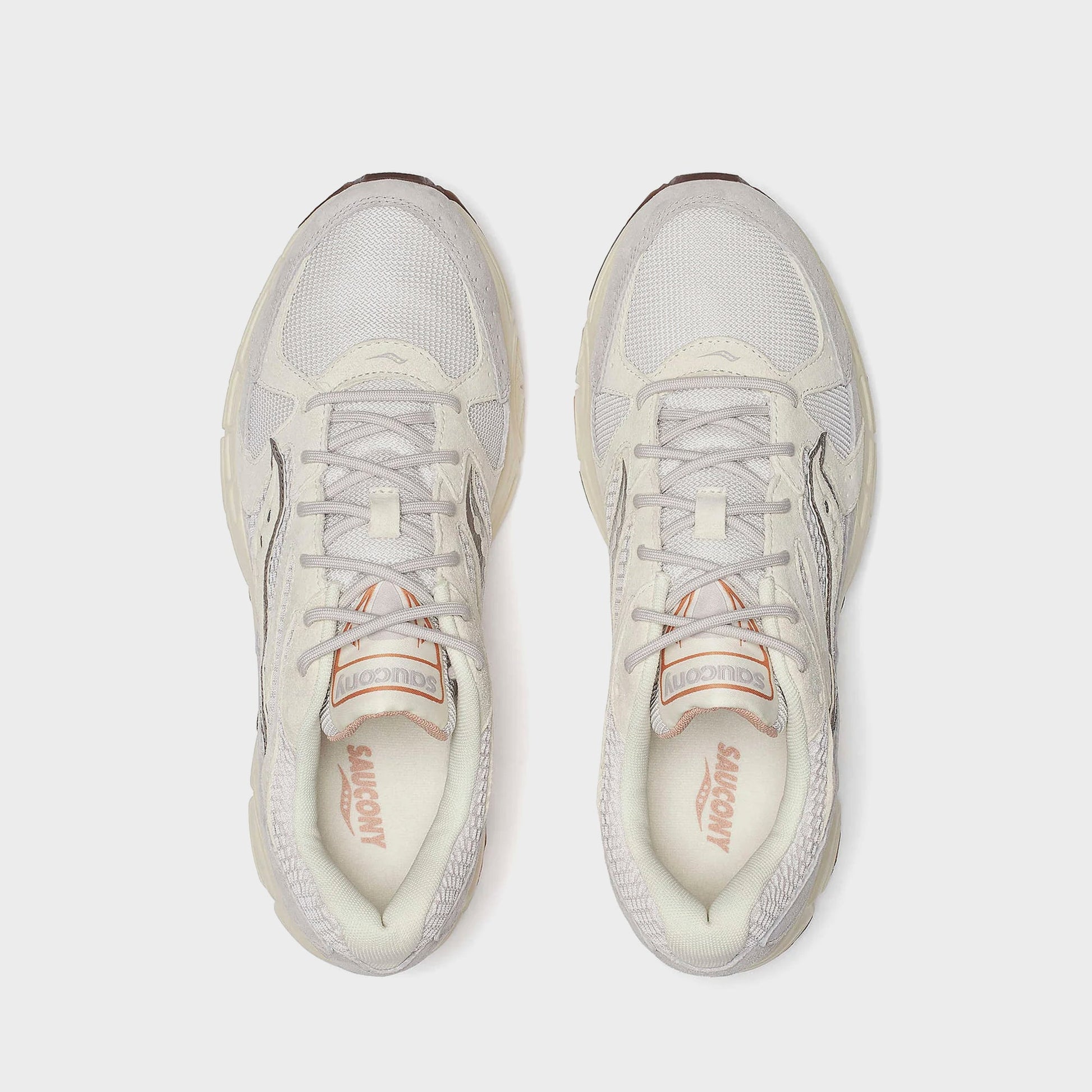 Men Kith Saucony Ride Millennium - Dove / Sand