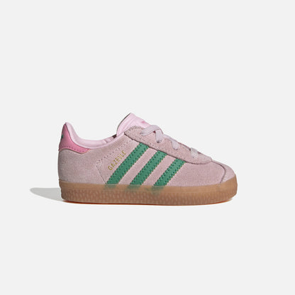 Kids Kith adidas TD Gazelle - Clear Pink / Court Green / Bliss Pink