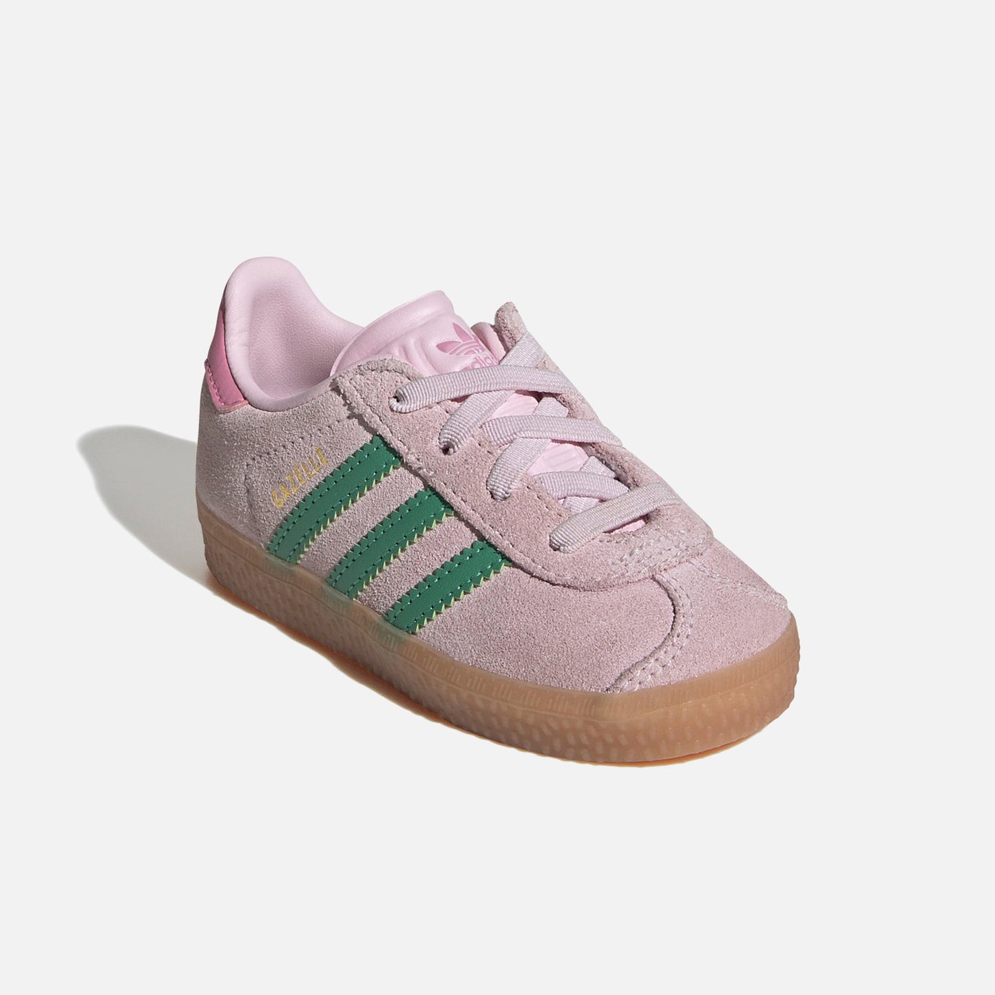 Kids Kith adidas TD Gazelle - Clear Pink / Court Green / Bliss Pink