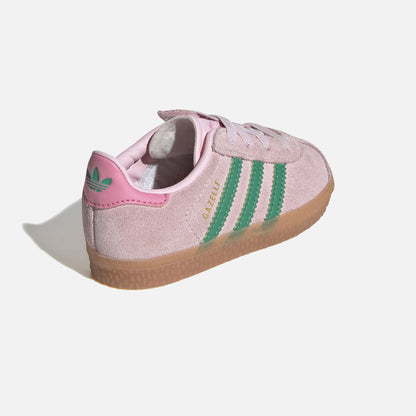 Kids Kith adidas TD Gazelle - Clear Pink / Court Green / Bliss Pink