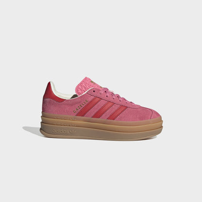 Kids Kith adidas GS Gazelle Bold - Rose / Scarlet