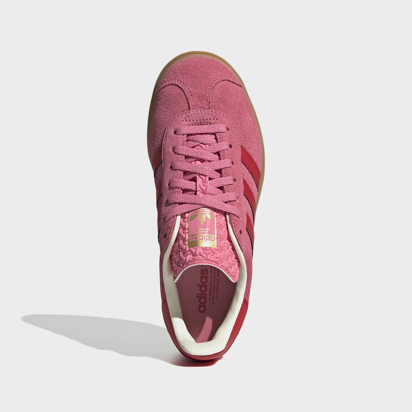 Kids Kith adidas GS Gazelle Bold - Rose / Scarlet