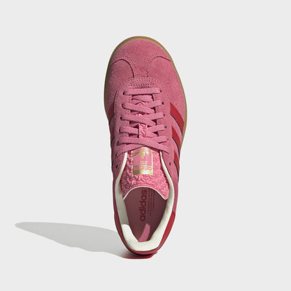 Kids Kith adidas GS Gazelle Bold - Rose / Scarlet