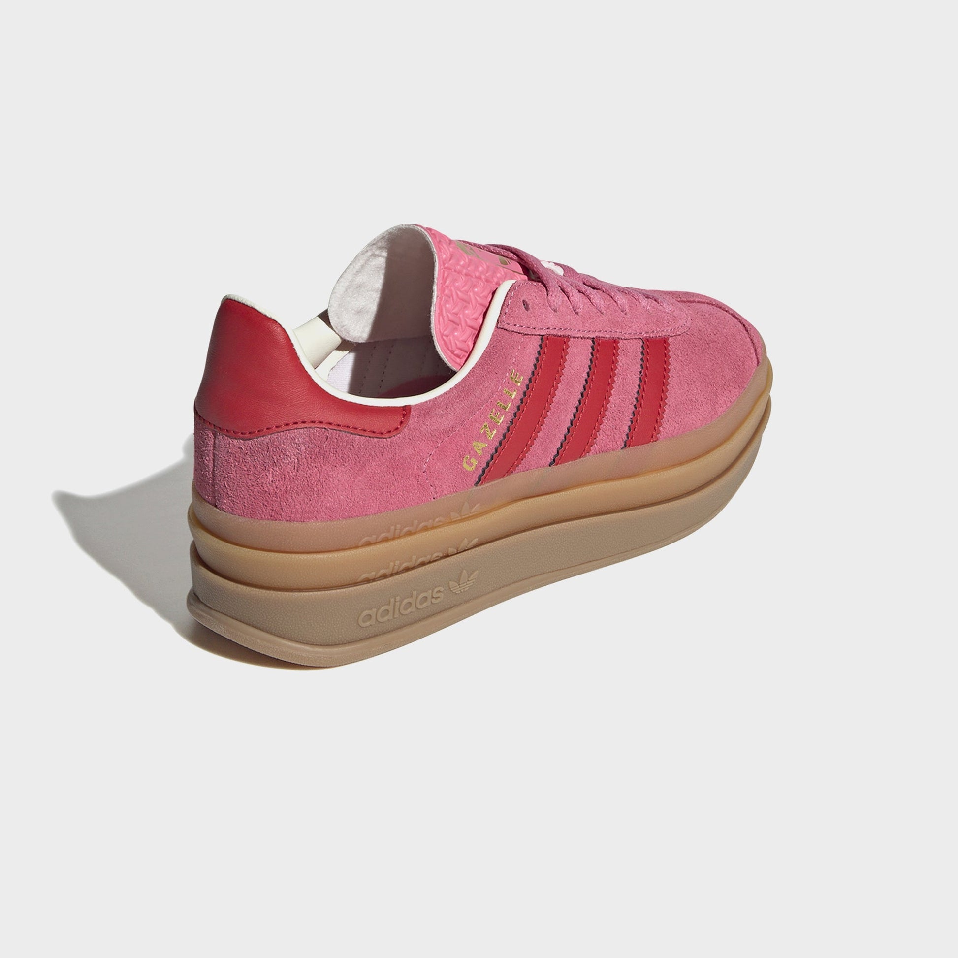 Kids Kith adidas GS Gazelle Bold - Rose / Scarlet
