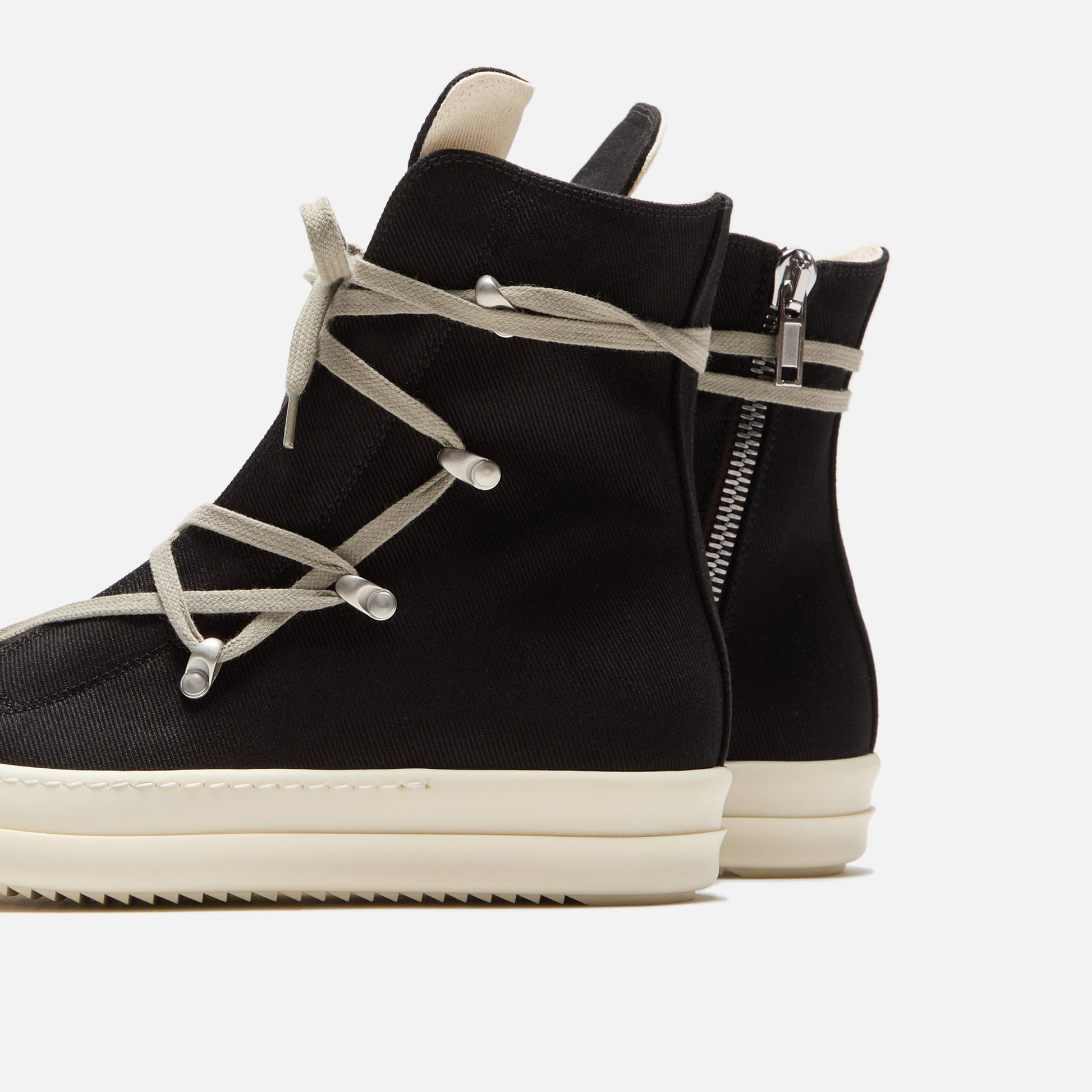 Men Kith Rick Owens DRKSHDW Hexa Sneakers - Black / Pearl / Milk