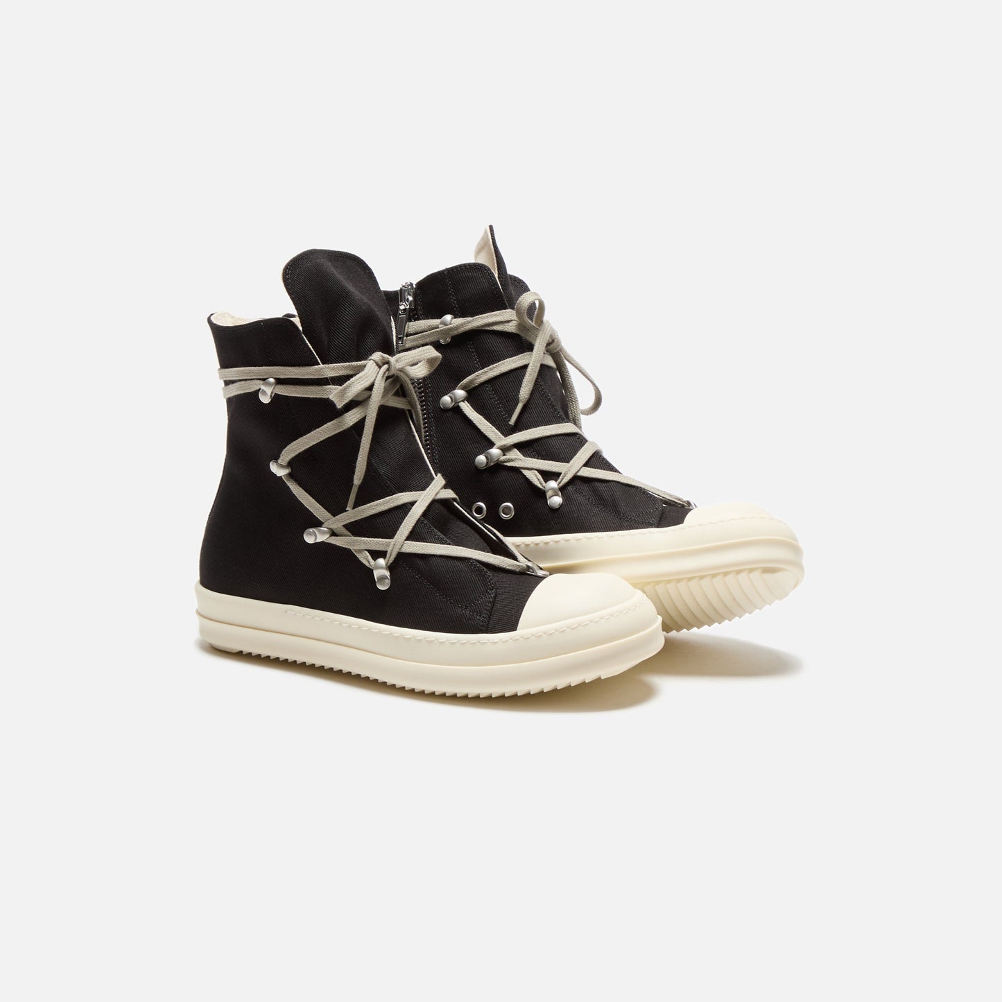 Men Kith Rick Owens DRKSHDW Hexa Sneakers - Black / Pearl / Milk