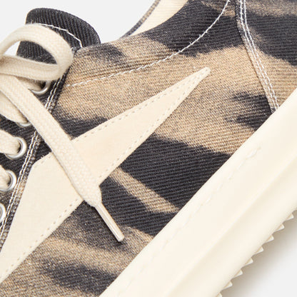 Men Kith Rick Owens Vintage Sneakers - Black / Terra / Milk