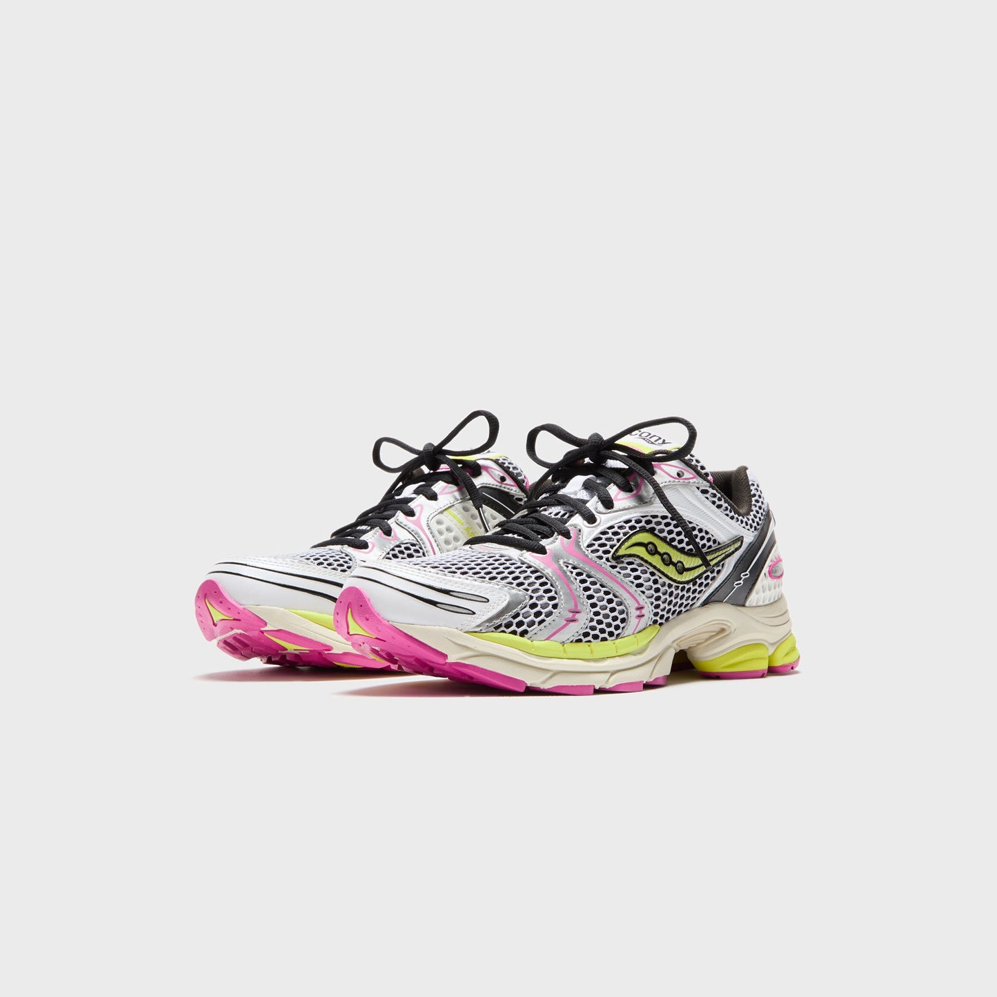 Men Kith Saucony Progrid Triumph 4 - White / Fluo