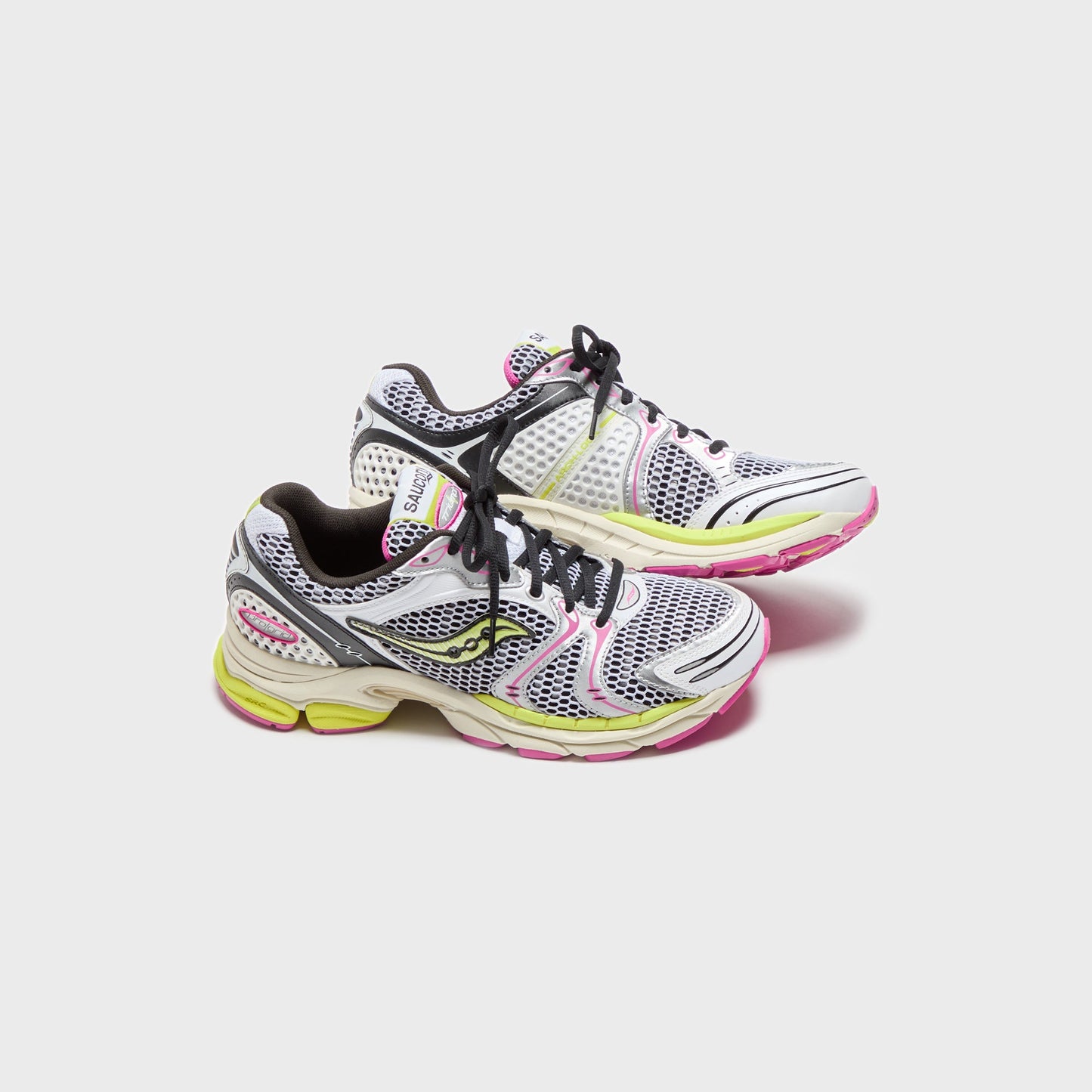 Men Kith Saucony Progrid Triumph 4 - White / Fluo