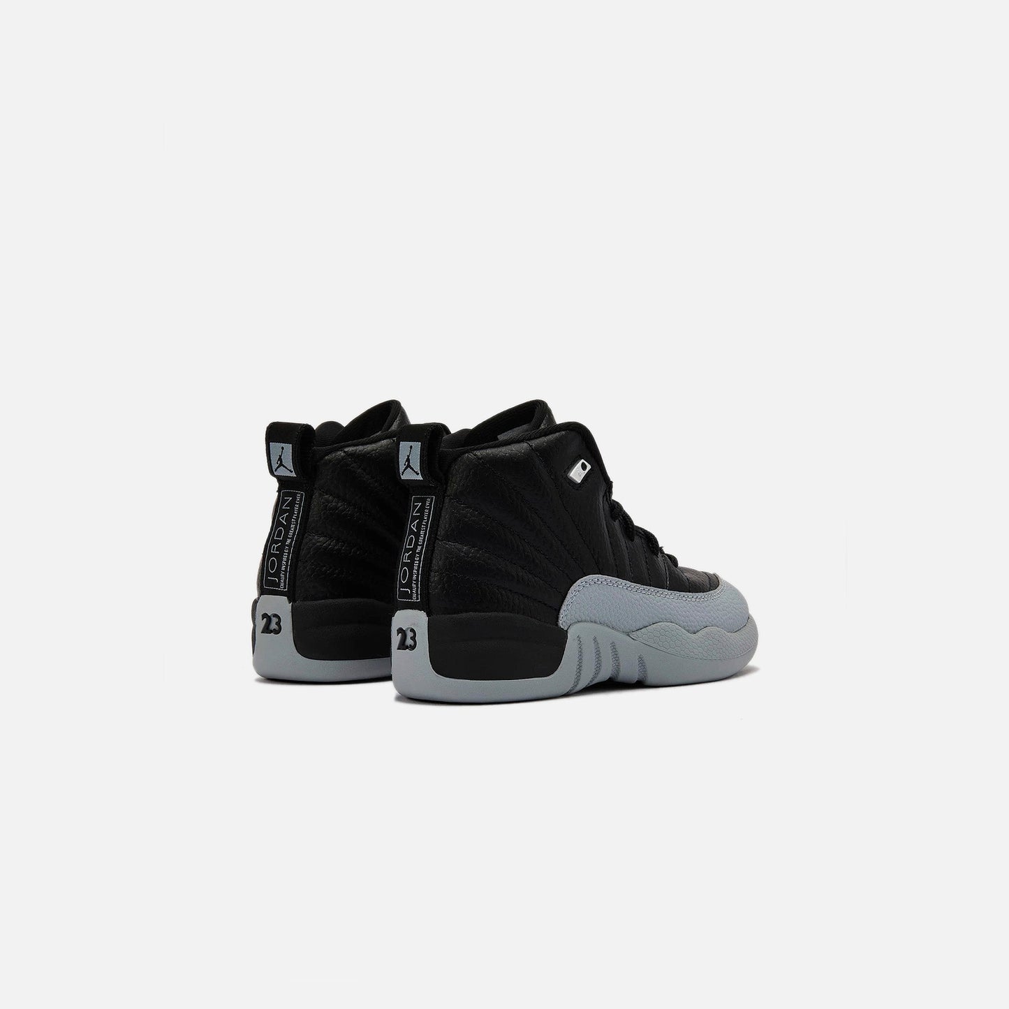 Kids Kith Jordan PS Air Jordan 12 - Retro Black / Wolf Grey / White