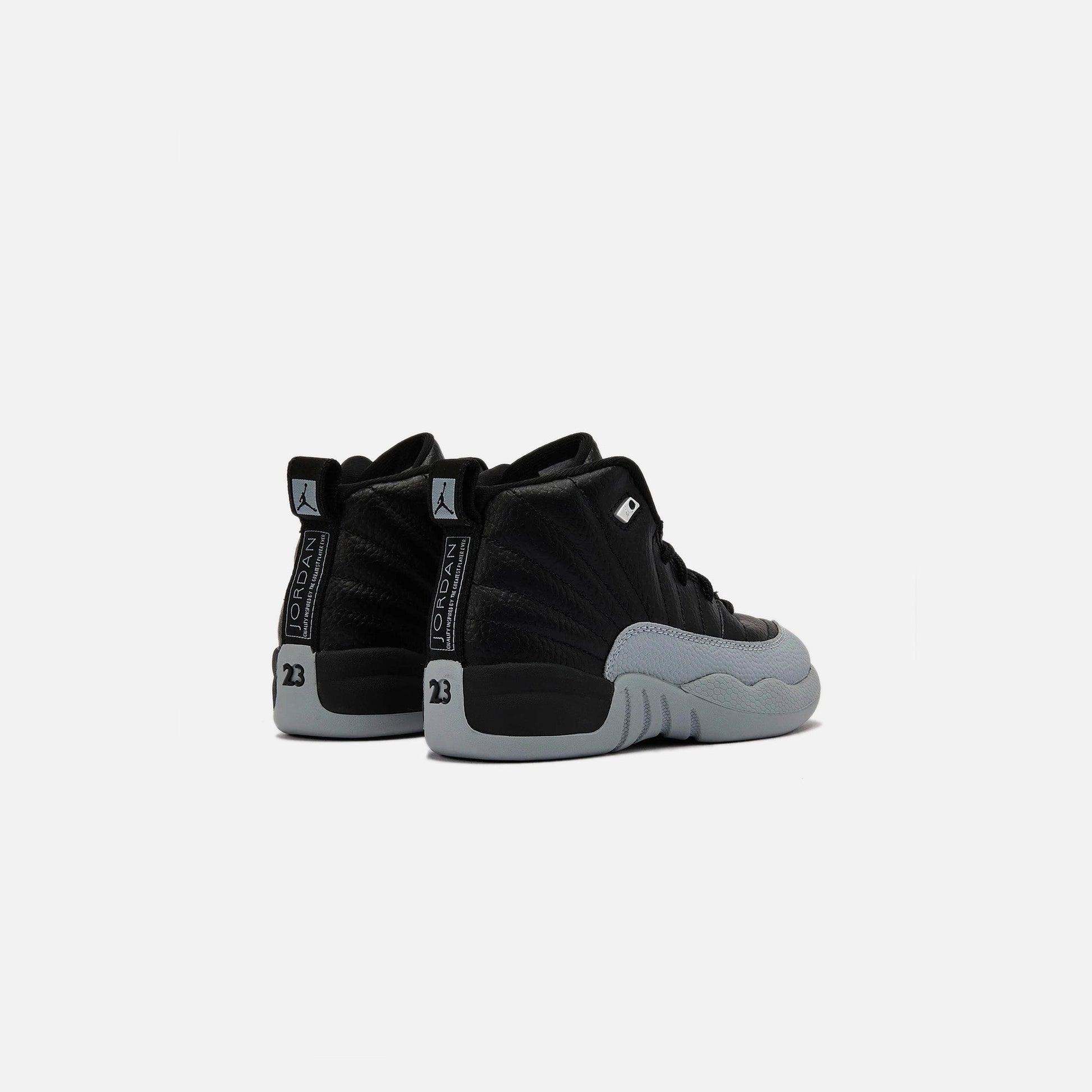 Kids Kith Jordan PS Air Jordan 12 - Retro Black / Wolf Grey / White