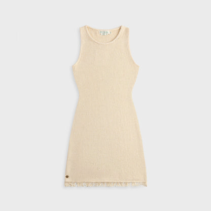 Women Kith Asta Resort Natalia Mini Dress - Ivory Sequin