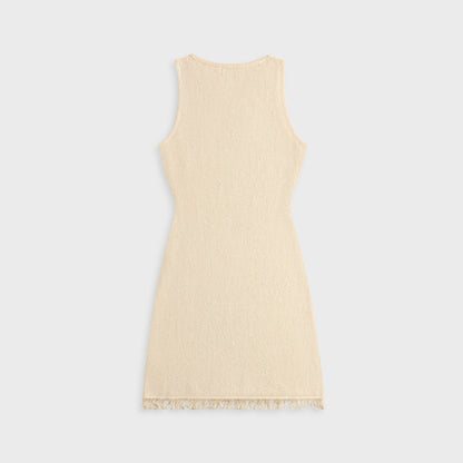 Women Kith Asta Resort Natalia Mini Dress - Ivory Sequin