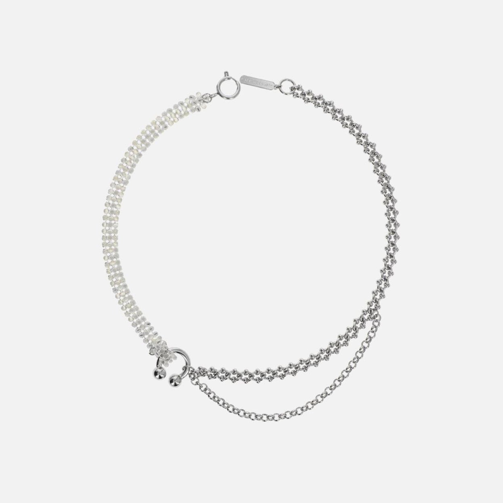 Women Kith Justine Clenquet Jinn Necklace - Palladium