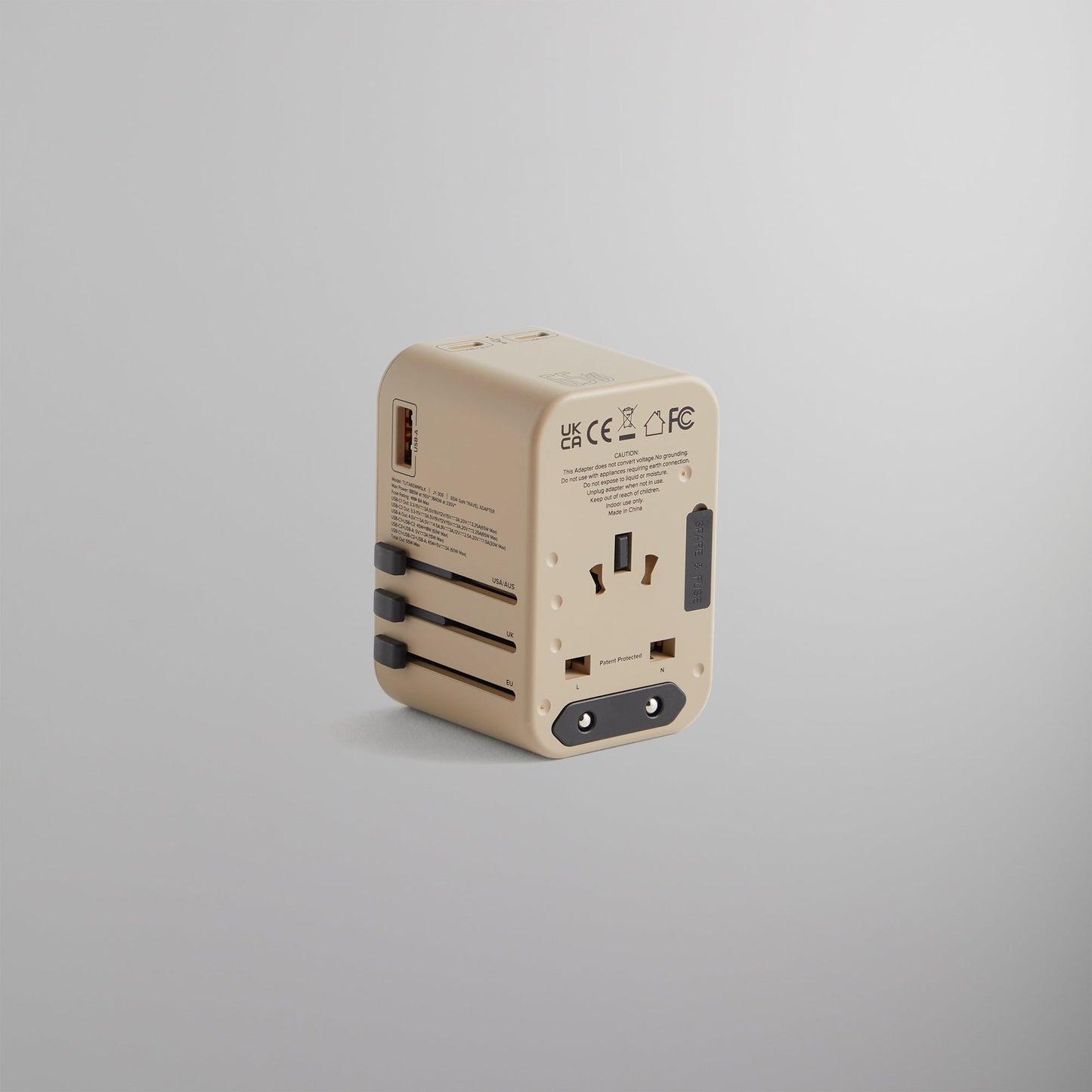 Men|Women Kith Kith for TUMI 65W Universal Power Adapter - Quicksand