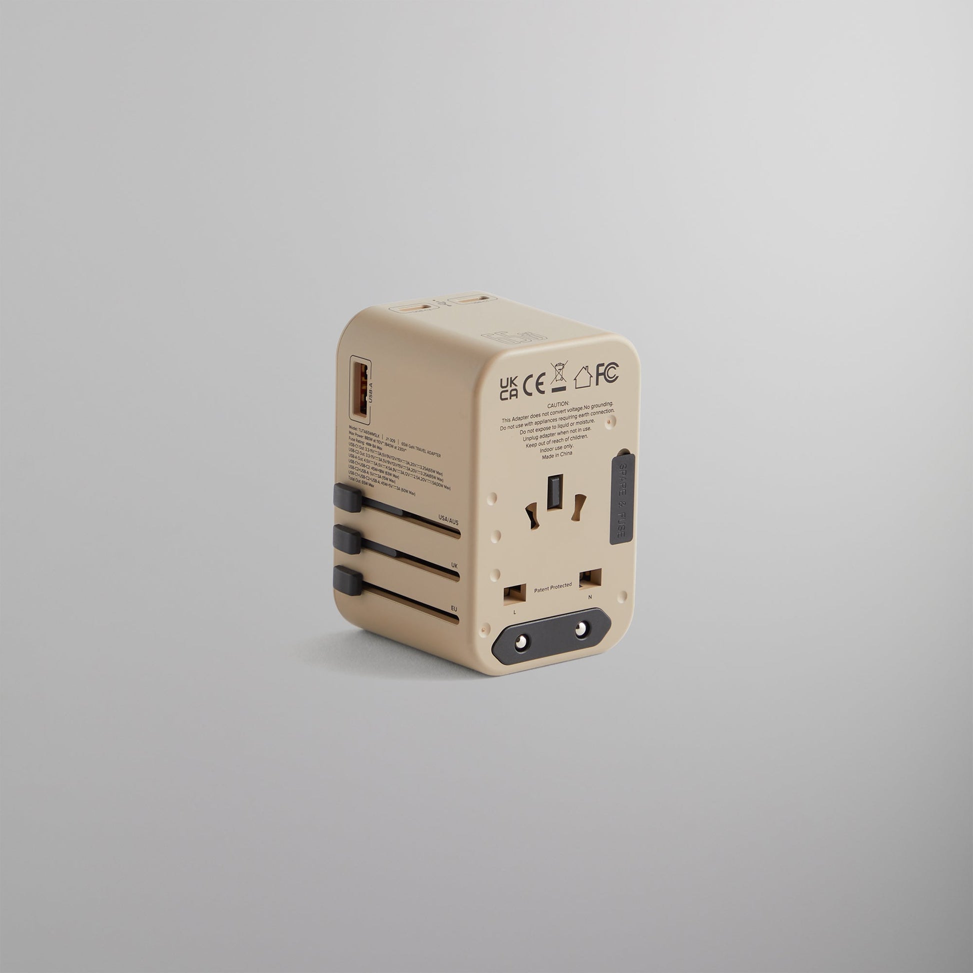 Men|Women Kith Kith for TUMI 65W Universal Power Adapter - Quicksand