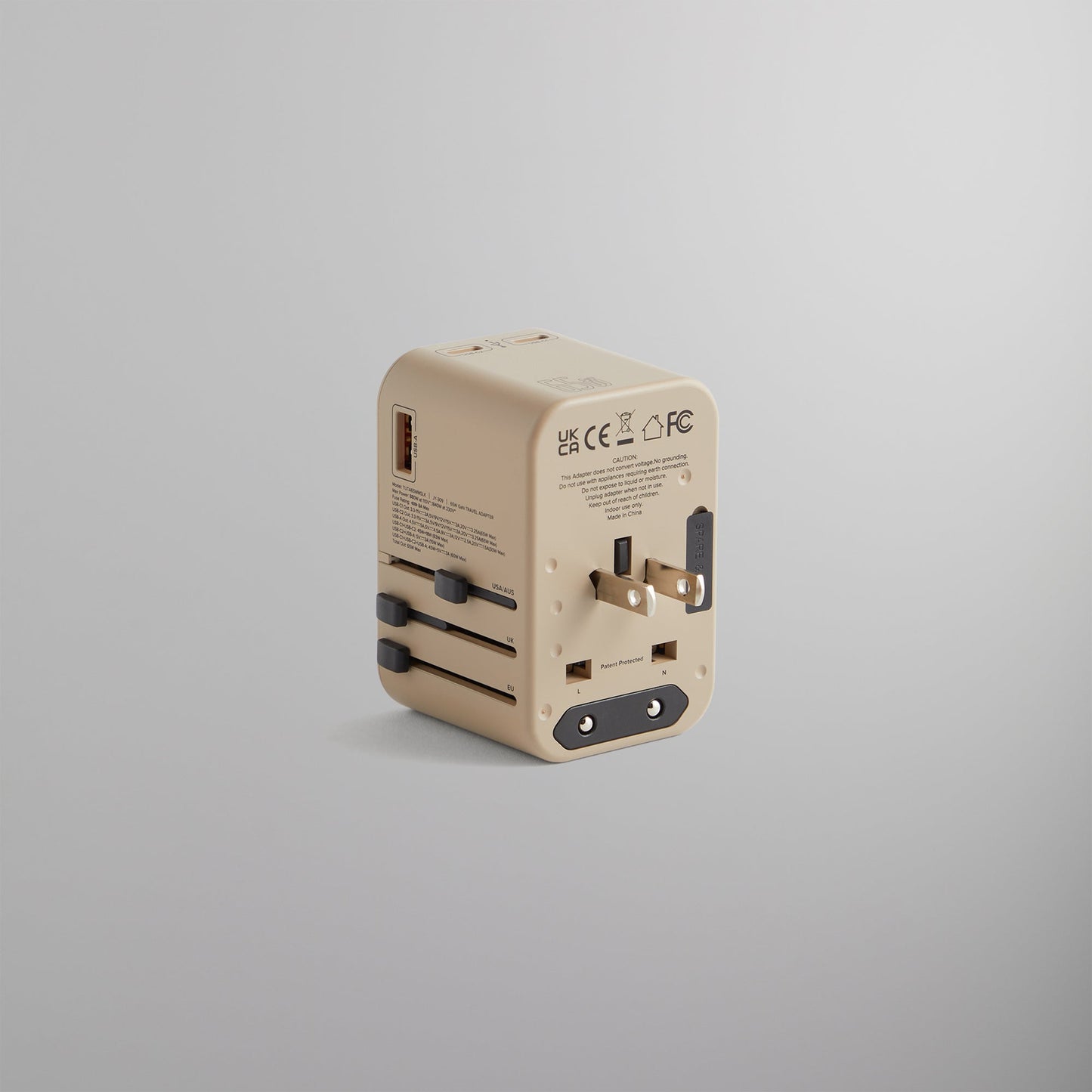 Men|Women Kith Kith for TUMI 65W Universal Power Adapter - Quicksand