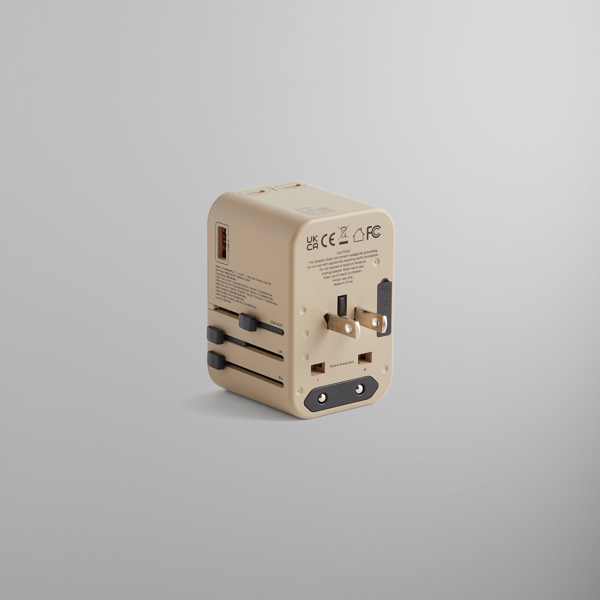 Men|Women Kith Kith for TUMI 65W Universal Power Adapter - Quicksand